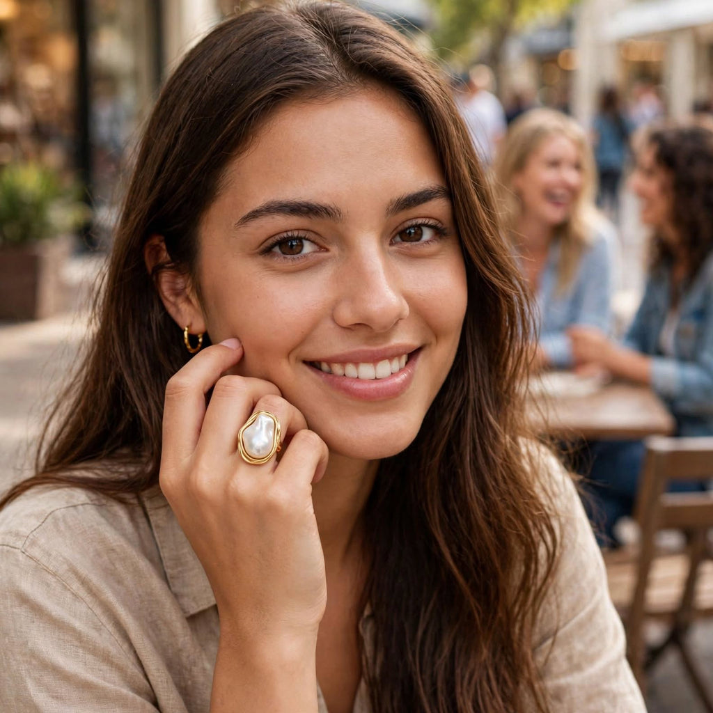 Pearl Sculpt Ring