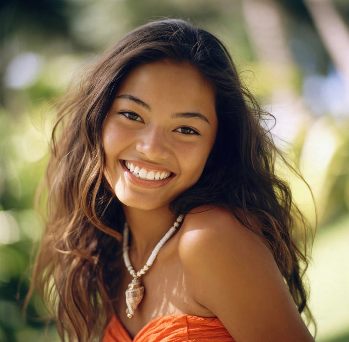 Puka Hawaiian Style Shell Necklace