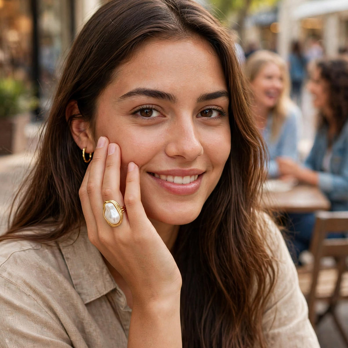 Pearl Sculpt Ring