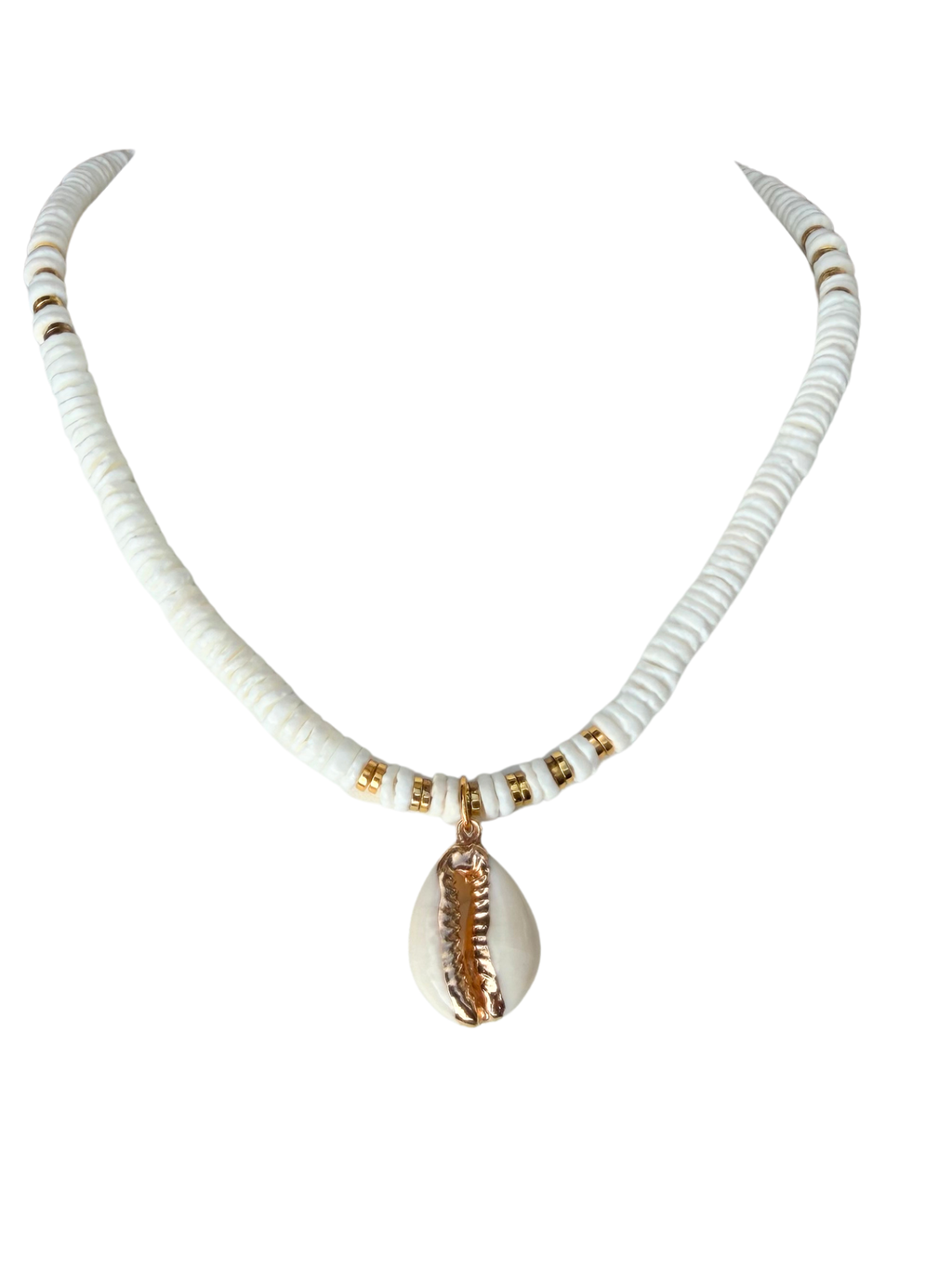Puka Hawaiian Style Shell Necklace