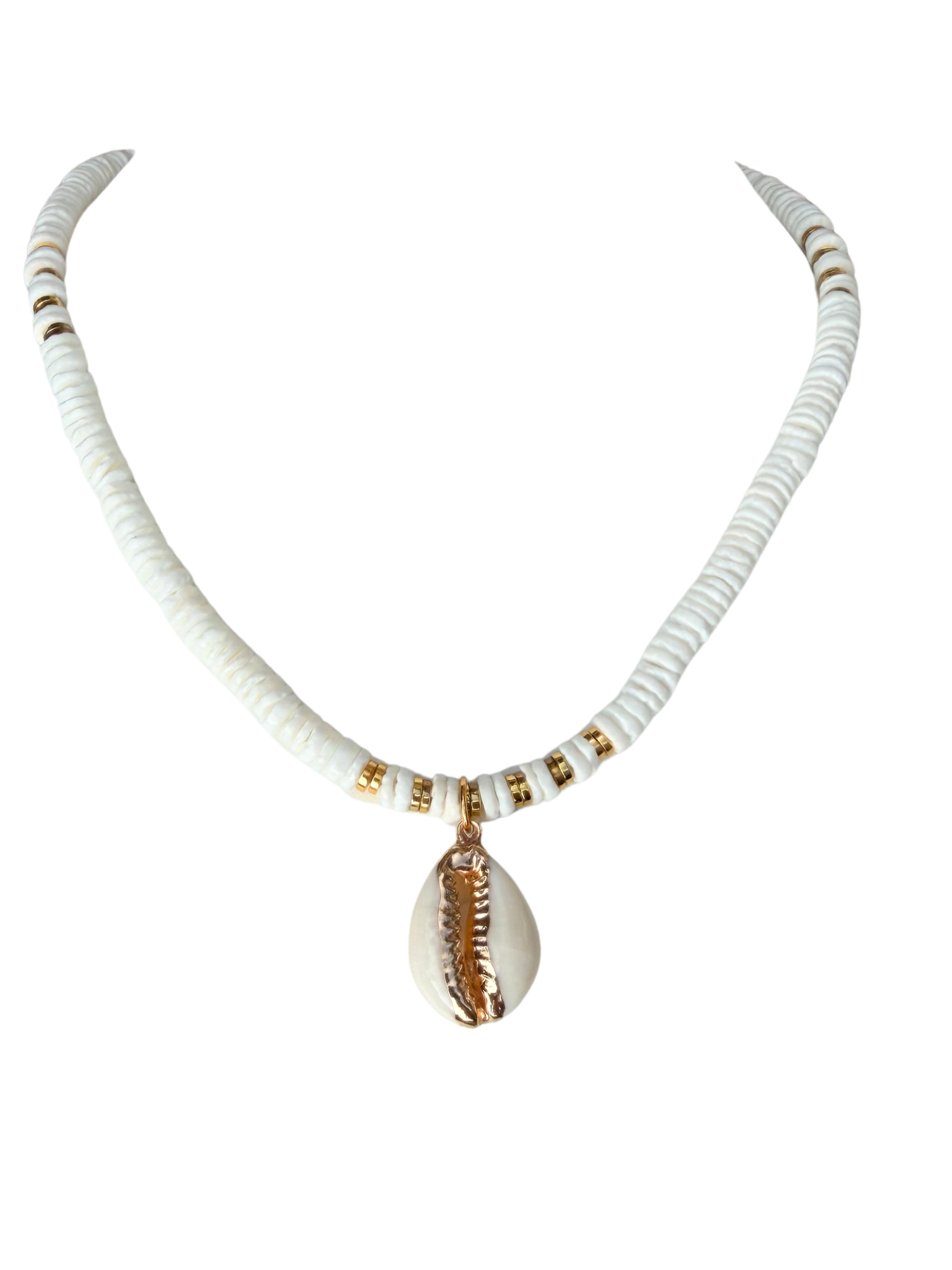 Puka Hawaiian Style Shell Necklace
