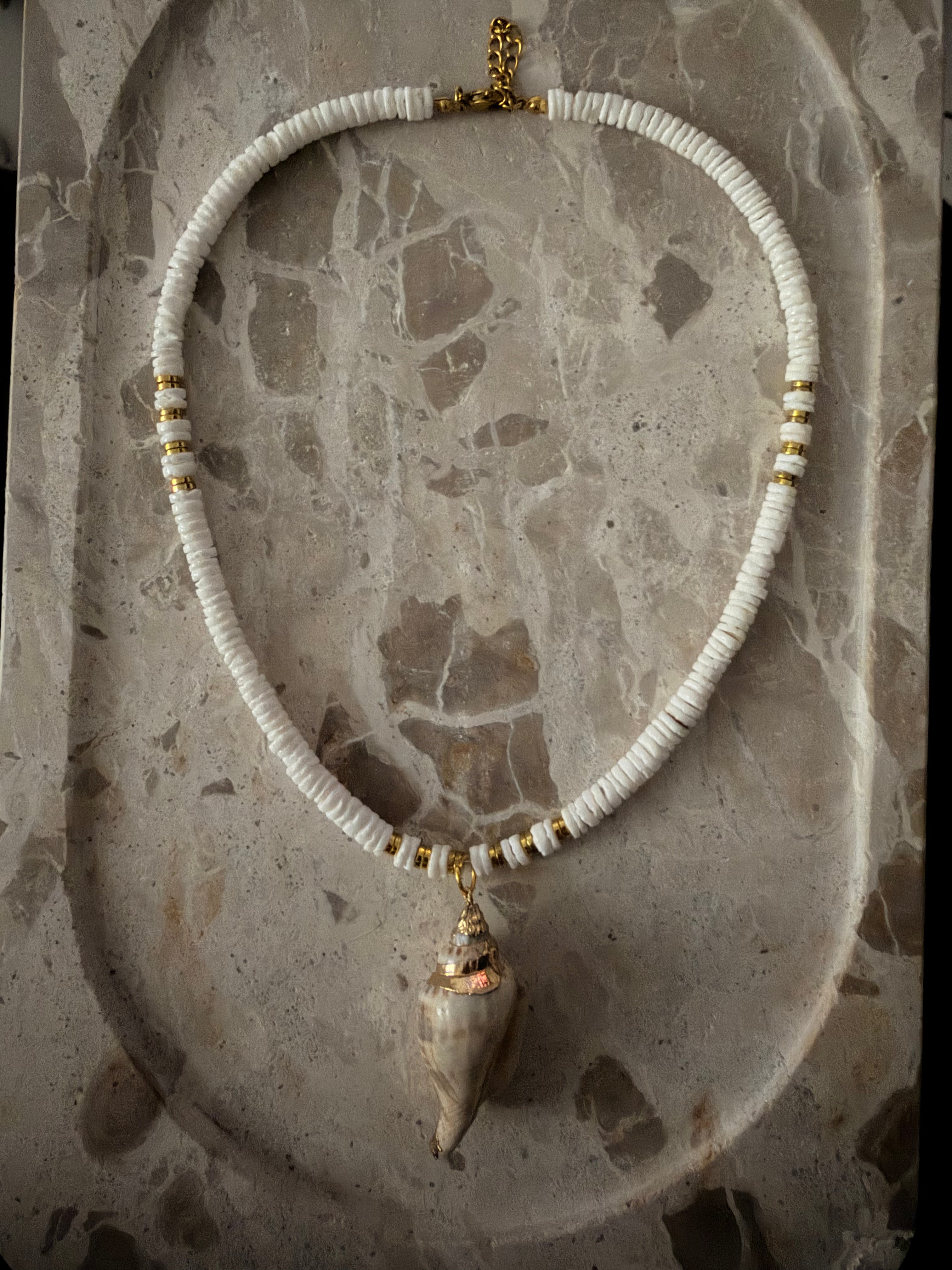 Puka Hawaiian Style Shell Necklace