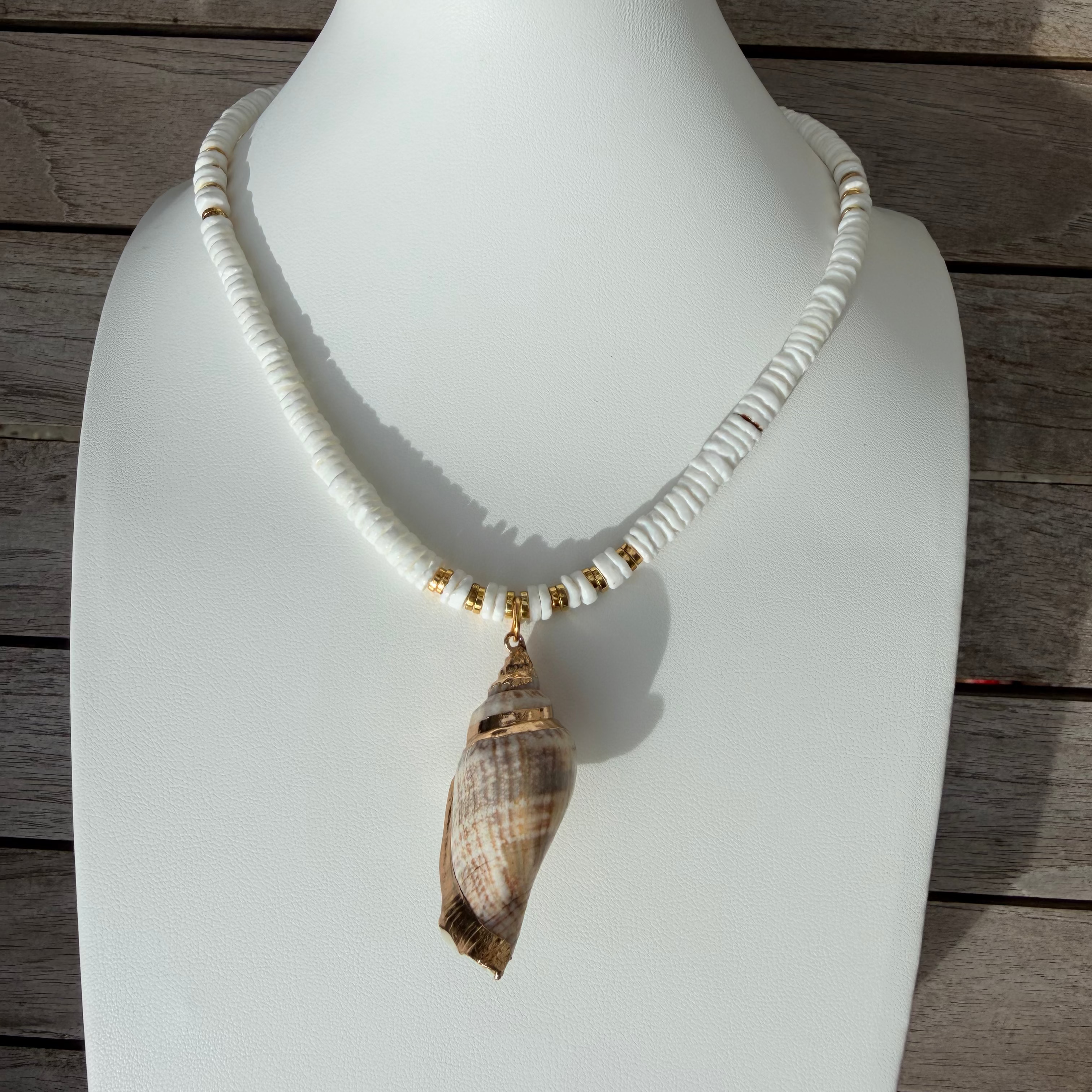 Puka Hawaiian Style Shell Necklace