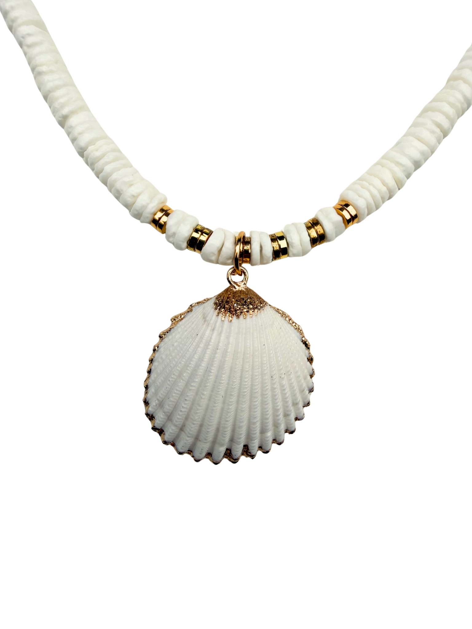 Puka Hawaiian Style Shell Necklace