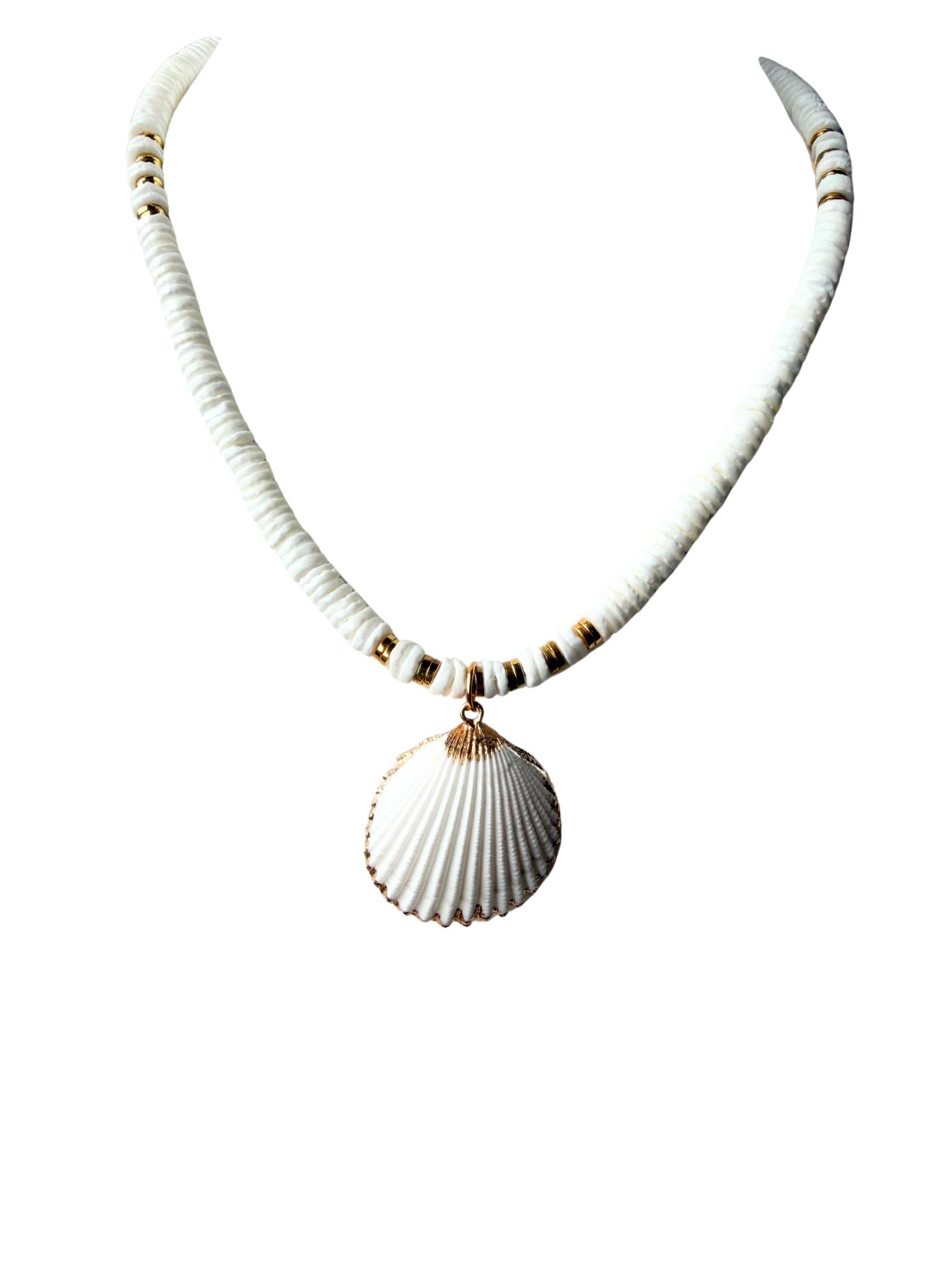 Puka Hawaiian Style Shell Necklace